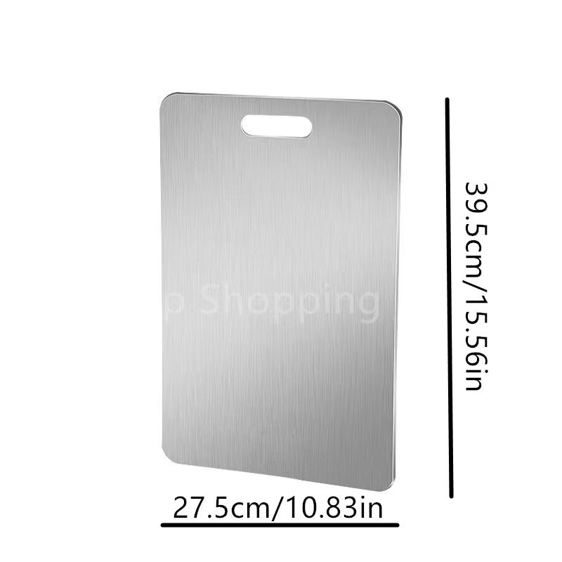 Chopping Board Set Small to Extra Large, Kitchen Cutting Board Easy to Clean, Stainless Steel Butcher Block for Kitchen Prep