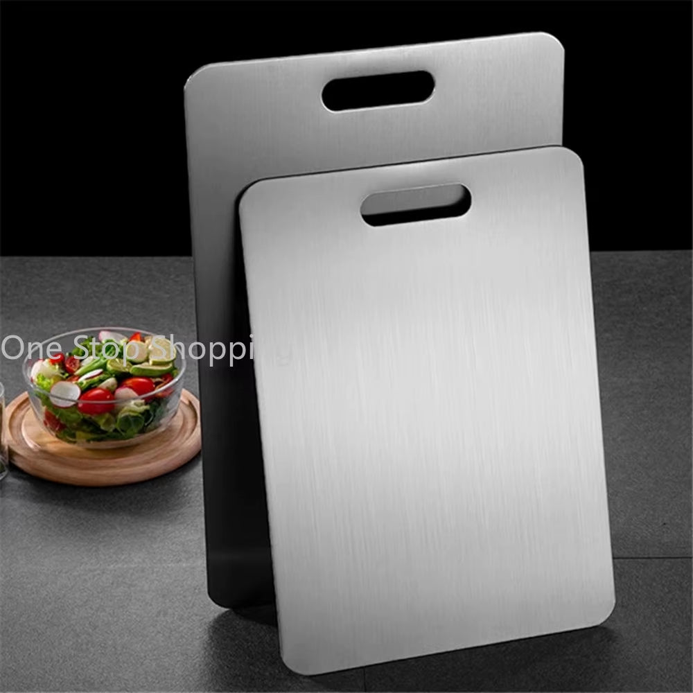 Chopping Board Set Small to Extra Large, Kitchen Cutting Board Easy to Clean, Stainless Steel Butcher Block for Kitchen Prep