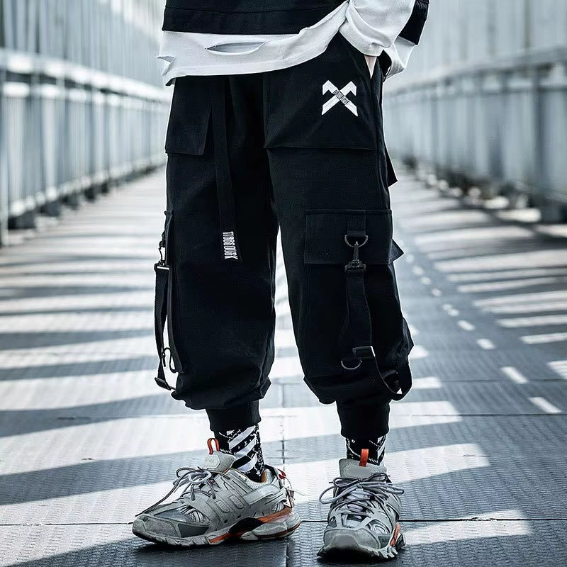 Fashion Men Jogger Pant Hip Hop Streetwear Sweatpants Trousers Tactical High Quality Mens Pants Techwear Cargo Pants Men Clothes