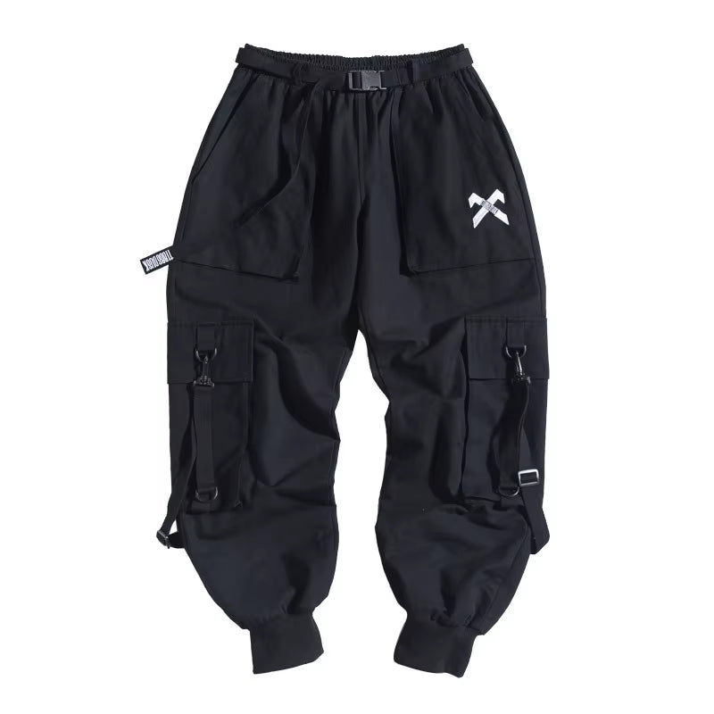 Fashion Men Jogger Pant Hip Hop Streetwear Sweatpants Trousers Tactical High Quality Mens Pants Techwear Cargo Pants Men Clothes