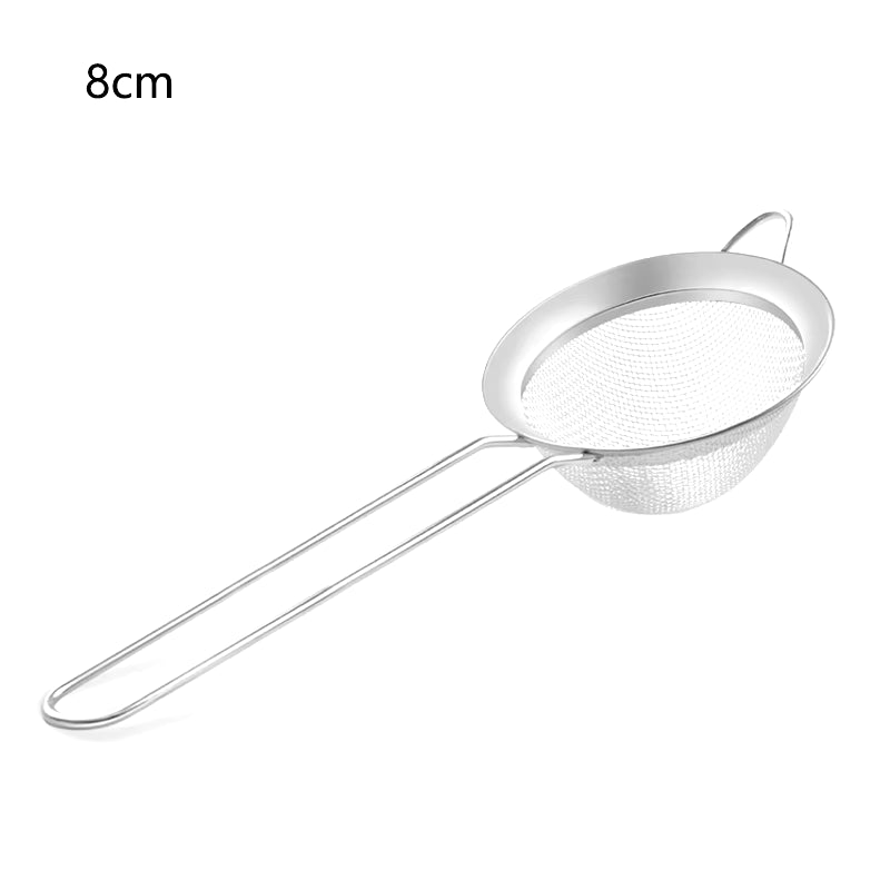 1/3/4Pcs/Set Stainless Steel Wire Fine Mesh Oil Strainer Flour Colander Sieve Sifter Pastry Baking Tools Kitchen Accessories