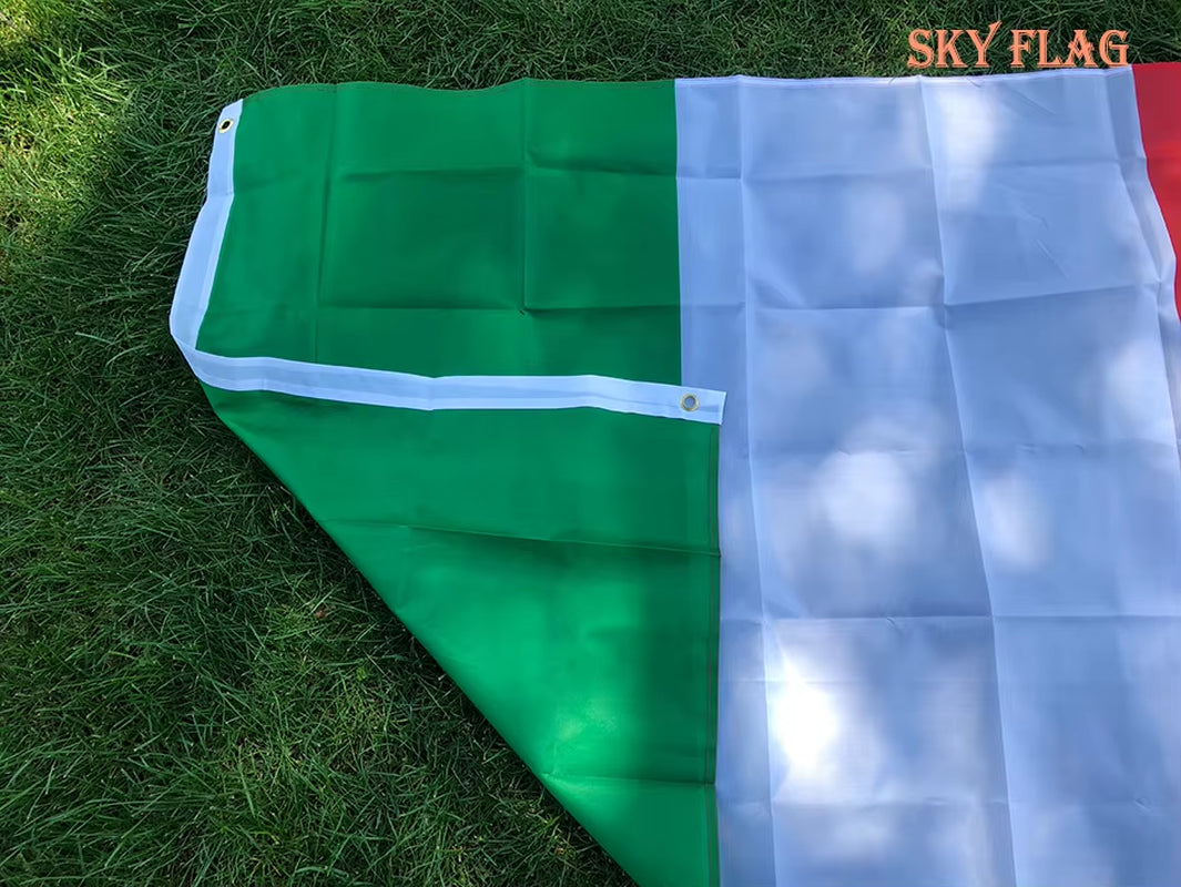 SKY FLAG ITALY Flag 90X150Cm Hanging Polyester Green White Red Italy Italian Flag for Festival Home Decoration