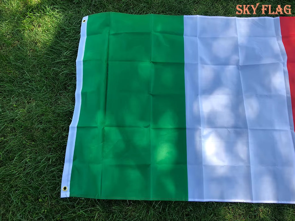 SKY FLAG ITALY Flag 90X150Cm Hanging Polyester Green White Red Italy Italian Flag for Festival Home Decoration
