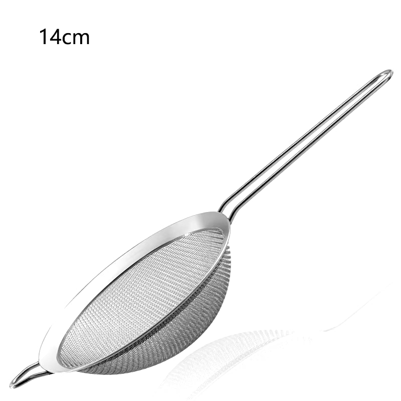1/3/4Pcs/Set Stainless Steel Wire Fine Mesh Oil Strainer Flour Colander Sieve Sifter Pastry Baking Tools Kitchen Accessories