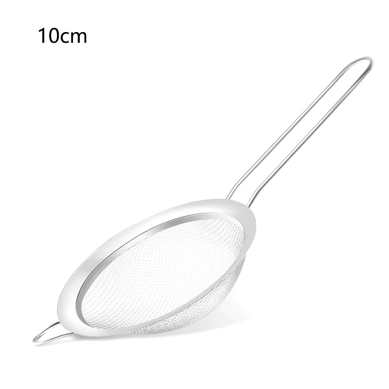 1/3/4Pcs/Set Stainless Steel Wire Fine Mesh Oil Strainer Flour Colander Sieve Sifter Pastry Baking Tools Kitchen Accessories