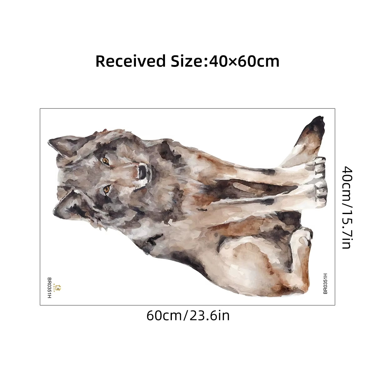 Realistic Lion Wolf Tiger Wall Stickers for Kids Room Background Home Decor Living Room Kids Room Bedroom Decoration Wall Decals