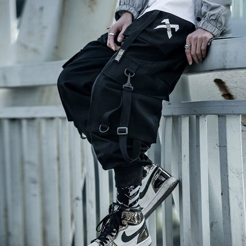 Fashion Men Jogger Pant Hip Hop Streetwear Sweatpants Trousers Tactical High Quality Mens Pants Techwear Cargo Pants Men Clothes